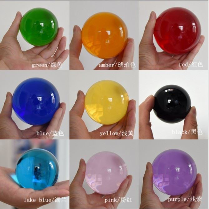 Red Crystal Ball Spheres